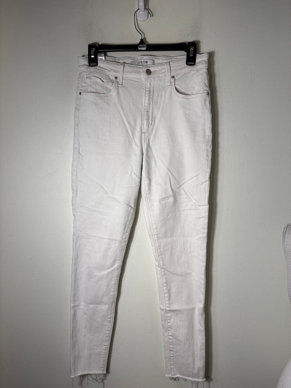 Joe's White Skinny Ankle Denim Sz 27